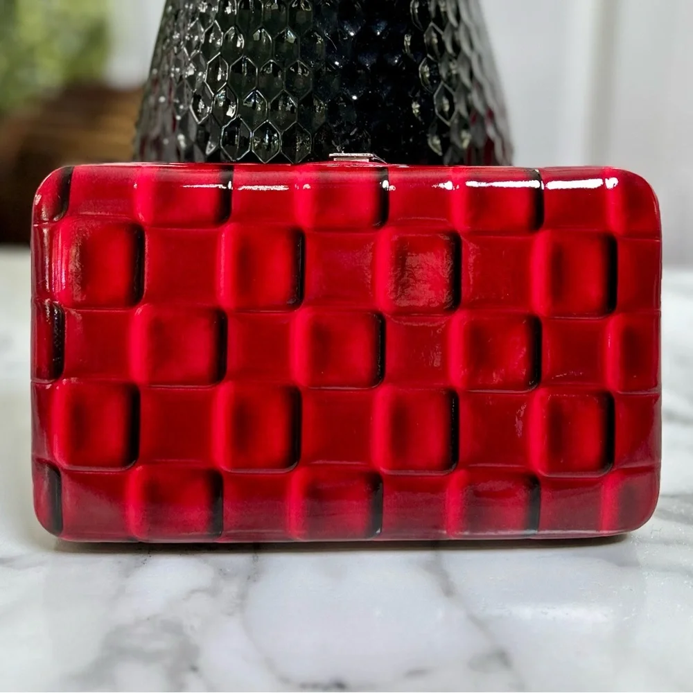 RED AND BLACK WALLET - Picture 1 of 12